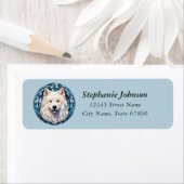 Samoyte Rücksendeadressen-Aufkleber (Insitu)