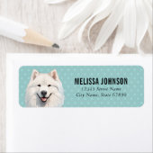 Samoyte Rücksendeadressen-Aufkleber (Insitu)