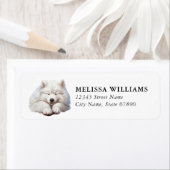 Samoyte Rücksendeadressen-Aufkleber (Insitu)