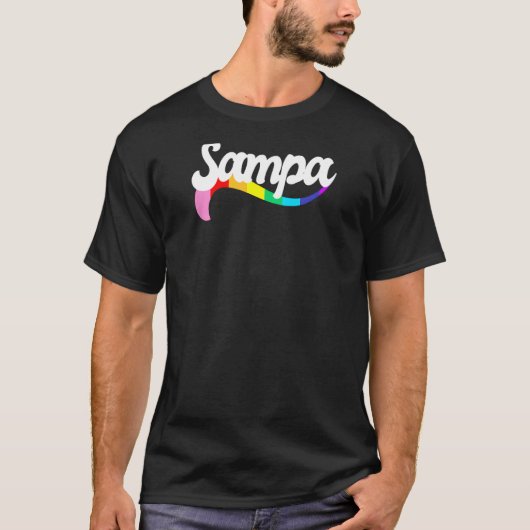 SAMPA São Paulo Brasilien Gay Pride Proud LGBTQ Ra T-Shirt (Vorderseite)