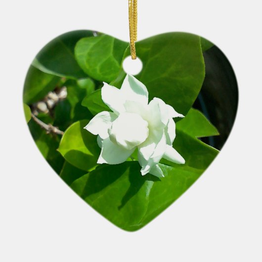 Sampaguita Jasmin-Blume Keramikornament (Vorne)