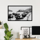 Sampans in Hongkong 1906 Poster (Heimbüro)