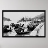 Sampans in Hongkong 1906 Poster (Vorne)