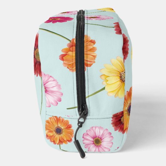 SAMPLE-Gerbera,pink,red,orange,yellow  Waschbeutel (Rechts)