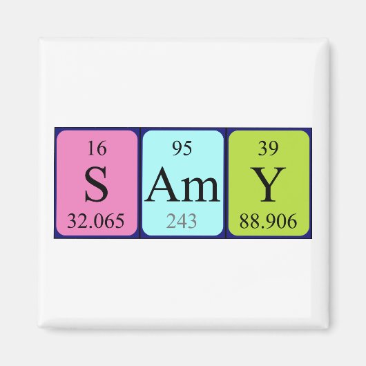 Sampler Periodenmagnet Magnet (Vorne)