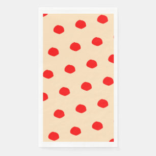 Sampling Polka dots Design Paper Napkin Serviette