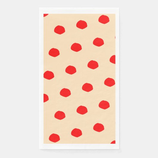 Sampling Polka dots Design Paper Napkin Serviette (Vorderseite)