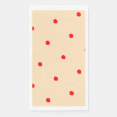 Sampling Polka dots Design Paper Napkin Serviette (Vorderseite)