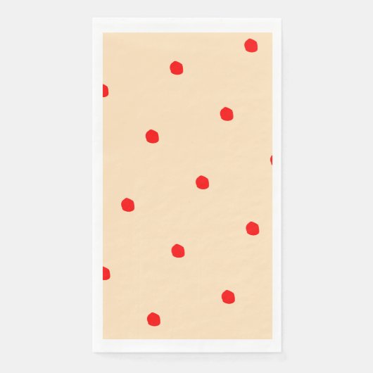 Sampling Polka dots Design Paper Napkin Serviette (Vorderseite)