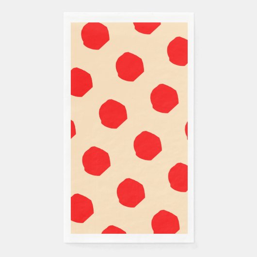 Sampling Polka dots Design Paper Napkin Serviette (Vorderseite)
