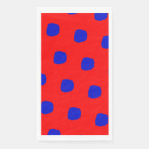 Sampling Polka dots Design Paper Napkin