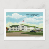 Sampson Air Force Base-Gebäude Postkarte (Vorderseite)
