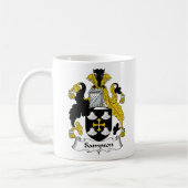 Sampson-Familienwappen Kaffeetasse (Links)
