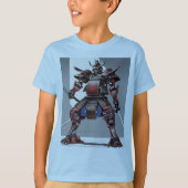 Samrai-Jack-Roboter T-Shirt (Vorderseite)