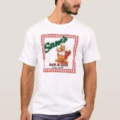 Sams GRILLEN T-Shirt (w/Waiter Schwein) (Vorderseite)
