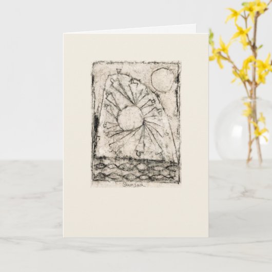 Samsara Karte (Gelbe Blume)