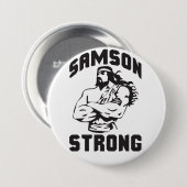 Samson Strong - Bodybuilding Button (Vorne & Hinten)