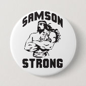 Samson Strong - Bodybuilding Button (Vorderseite)