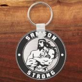 Samson Strong - Bodybuilding Crest Schlüsselanhänger (Vorderseite)