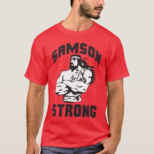 Samson Strong - Bodybuilding T-Shirt (Vorderseite)