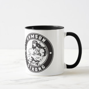 Samson Strong - Bodybuilding Wappen Tasse