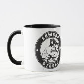 Samson Strong - Bodybuilding Wappen Tasse (Links)