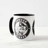 Samson Strong - Bodybuilding Wappen Tasse (Vorderseite Links)