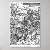 Samson tötet den Löwen, c.1496-98 Poster (Vorne)