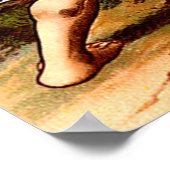 Samson tötet ein kleines Löwenposter Poster (Ecke)