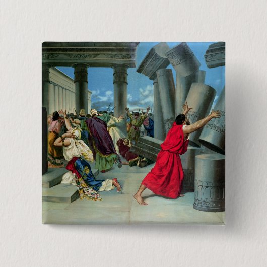 Samson und Delilah Button (Vorderseite)
