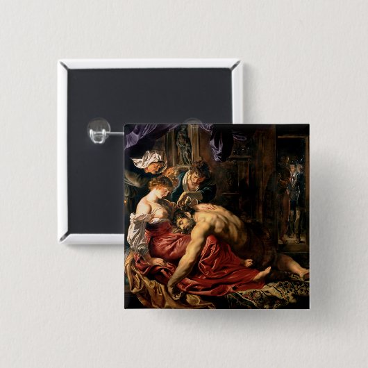 Samson und Delilah, c.1609 Button (Vorne & Hinten)