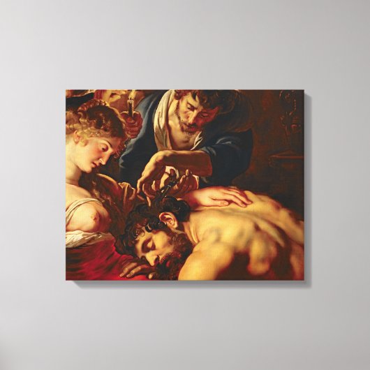 Samson und Delilah, c.1609 Leinwanddruck (Vorderseite)