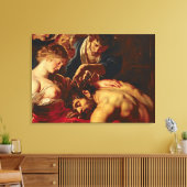 Samson und Delilah, c.1609 Leinwanddruck (Insitu (Wohnzimmer))