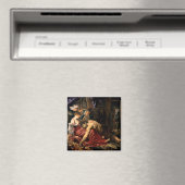 Samson und Delilah, c.1609 Magnet (In Situ (Geschirrspüler))