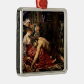 Samson und Delilah, c.1609 Ornament Aus Metall (Rechts)