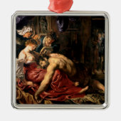 Samson und Delilah, c.1609 Ornament Aus Metall (Vorne)