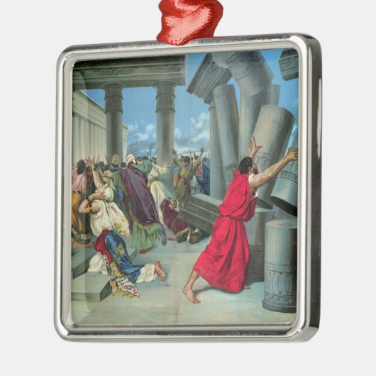 Samson und Delilah Ornament Aus Metall (Links)