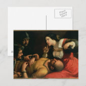 Samson und Delilah Postkarte (Vorne/Hinten)