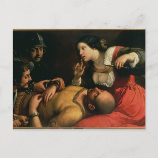 Samson und Delilah Postkarte (Vorderseite)