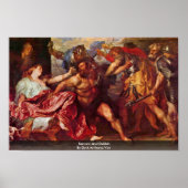 Samson und Delilah von Dyck Anthonis Van Poster (Vorne)