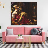 Samson und Delilah von Peter Paul Rubens Leinwanddruck (Insitu (Wohnzimmer))