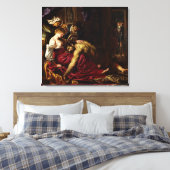 Samson und Delilah von Peter Paul Rubens Leinwanddruck (Insitu (Schlafzimmer))
