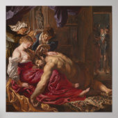 Samson und Delilah von Peter Paul Rubens Poster (Vorne)
