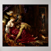 Samson und Delilah von Peter Paul Rubens Poster (Vorne)