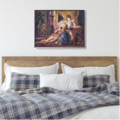 Samson und Delilah (w/c) Leinwanddruck (Insitu (Schlafzimmer))