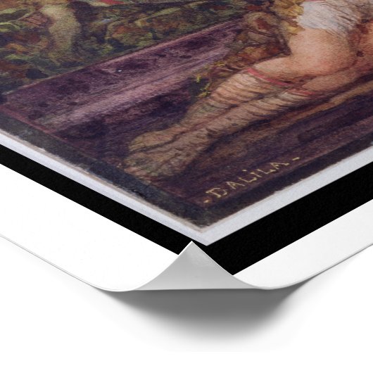 Samson und Delilah (w/c) Poster (Ecke)