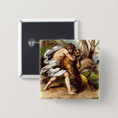Samson und der Löwe Button (Vorne & Hinten)