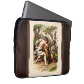 Samson und der Löwe Laptopschutzhülle (Vorne Rechts)