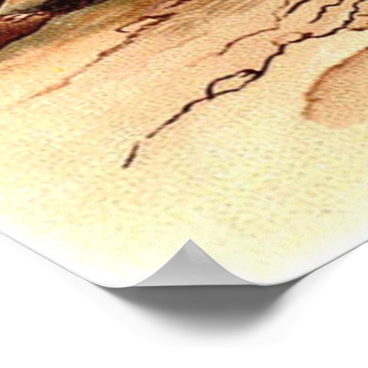 Samson und der Löwe Poster (Ecke)