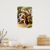 Samson und der Löwe Poster (Küche)